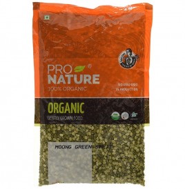 Pro Nature Organic Moong Green Split   Pack  1 kilogram